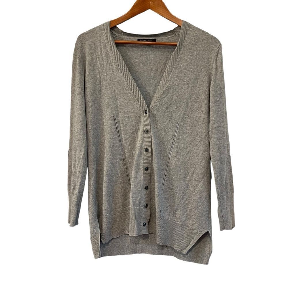 Banana Republic Tencel Wool Cashmere Blend Cardigan |‎ Soft Belted Classic Knit